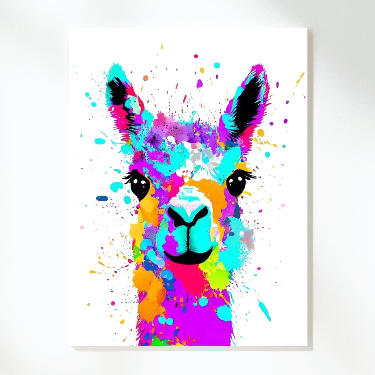 Larry Llama Wall Art Canvas Print