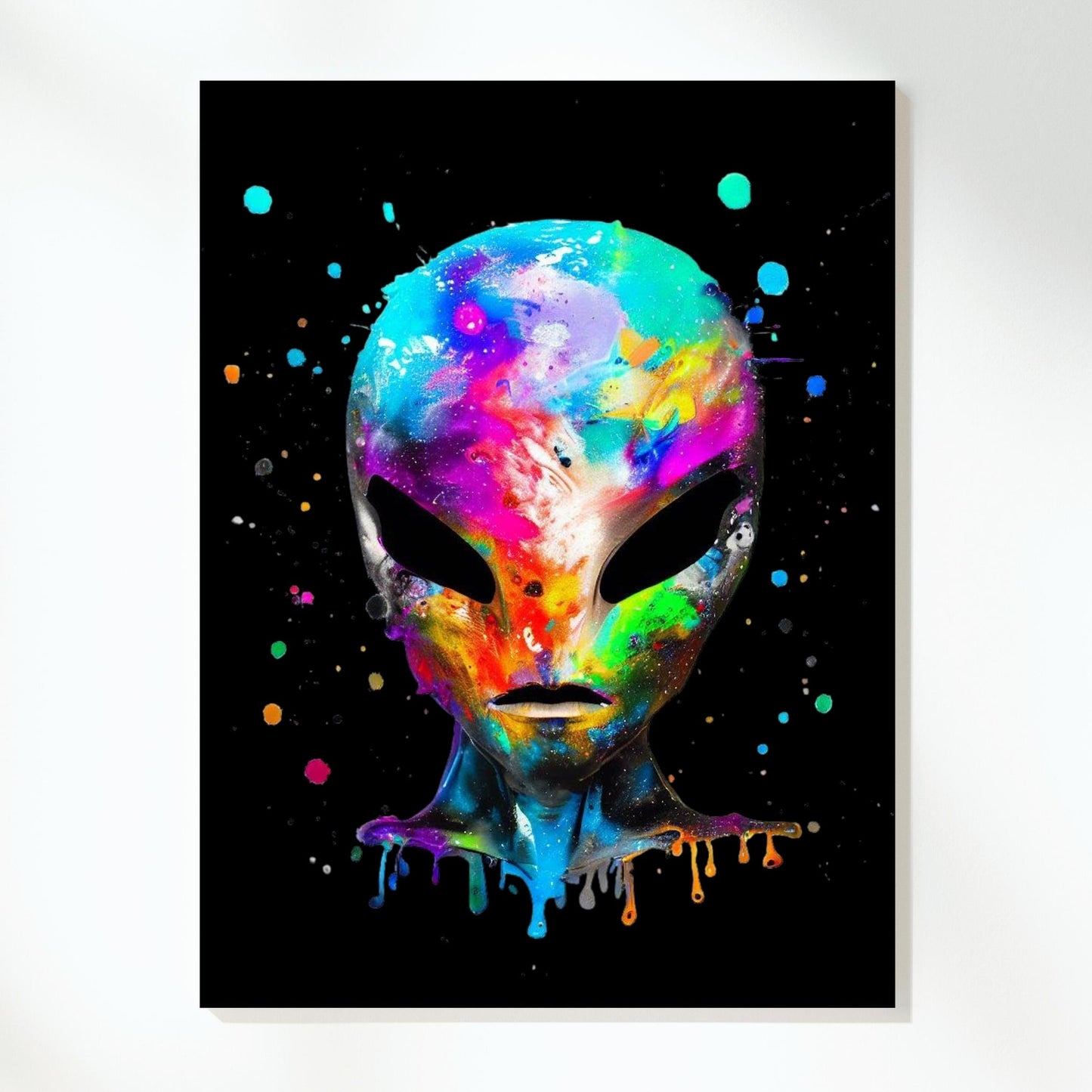 Alien Attack (Midnight) Wall Art Canvas Print