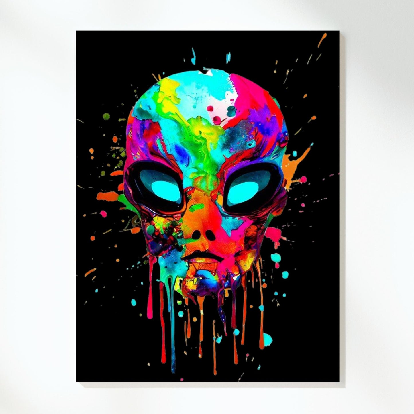 Super Alien (Midnight) Wall Art Canvas Print