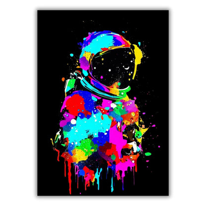 The Astronaut (Midnight) Wall Art Canvas Print