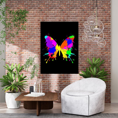 Butterfly Magic (Midnight) Wall Art Canvas Print