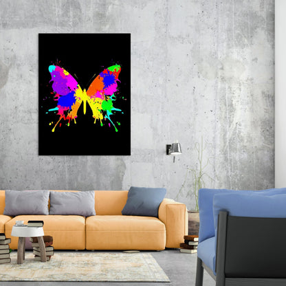 Butterfly Magic (Midnight) Wall Art Canvas Print