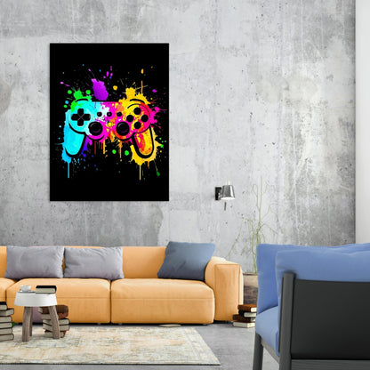 Gamer (Midnight) Wall Art Canvas Print