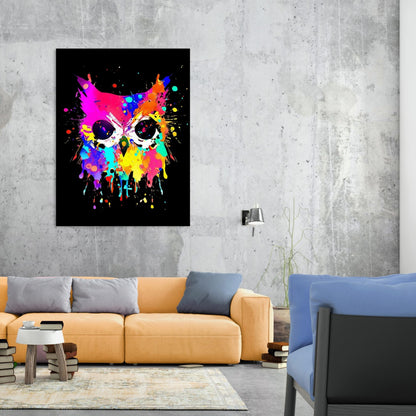 Night Owl (Midnight) Wall Art Canvas Print