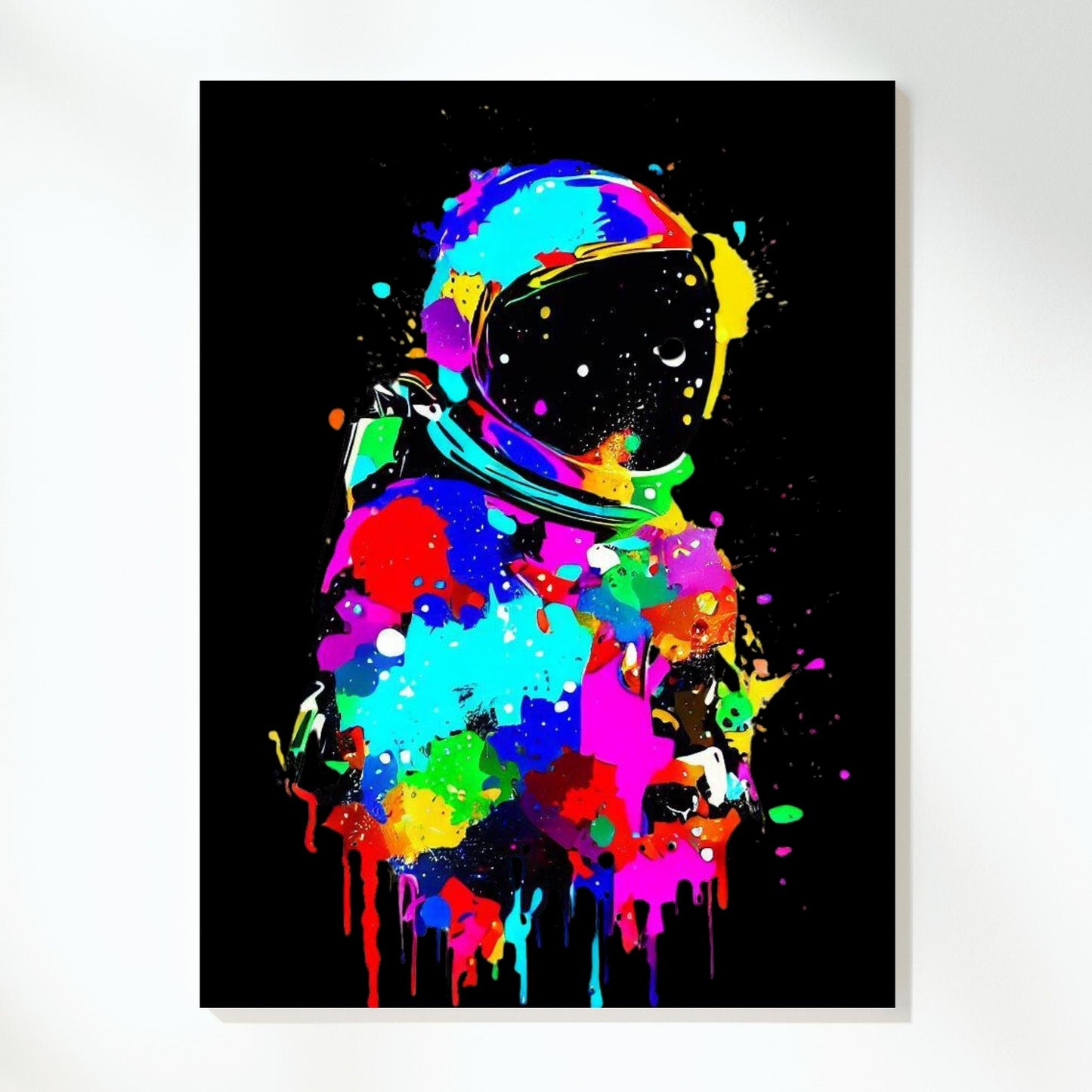 The Astronaut (Midnight) Wall Art Canvas Print