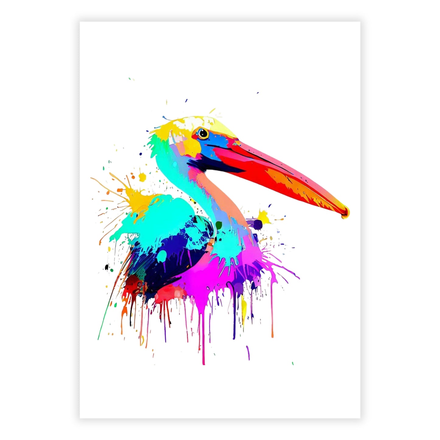 Pelican Wall Art Canvas Print