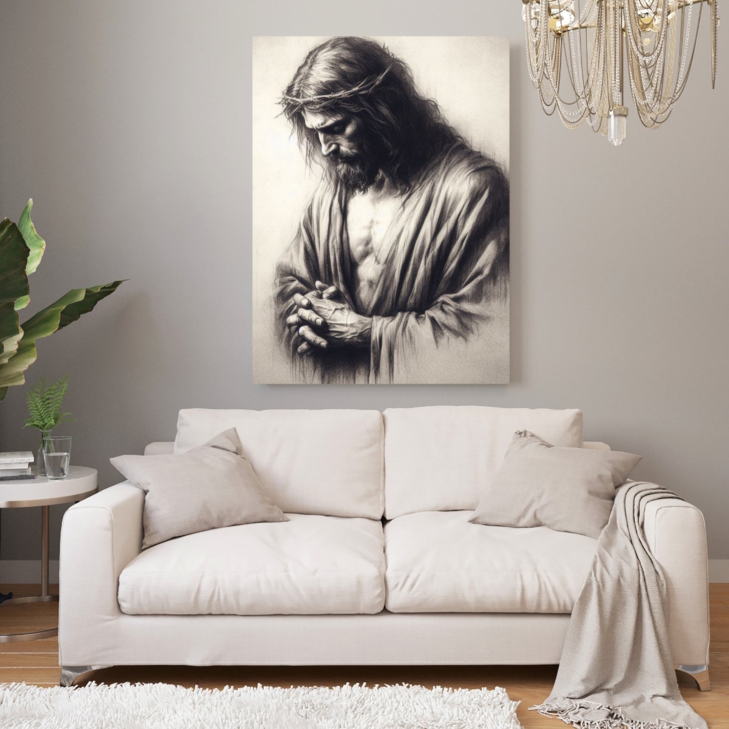 Messiah's Portrait Wall Art Canvas Print