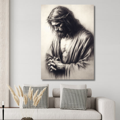 Messiah's Portrait Wall Art Canvas Print