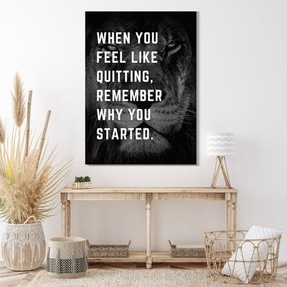 Remember Inspirational Wall Art Canvas Print