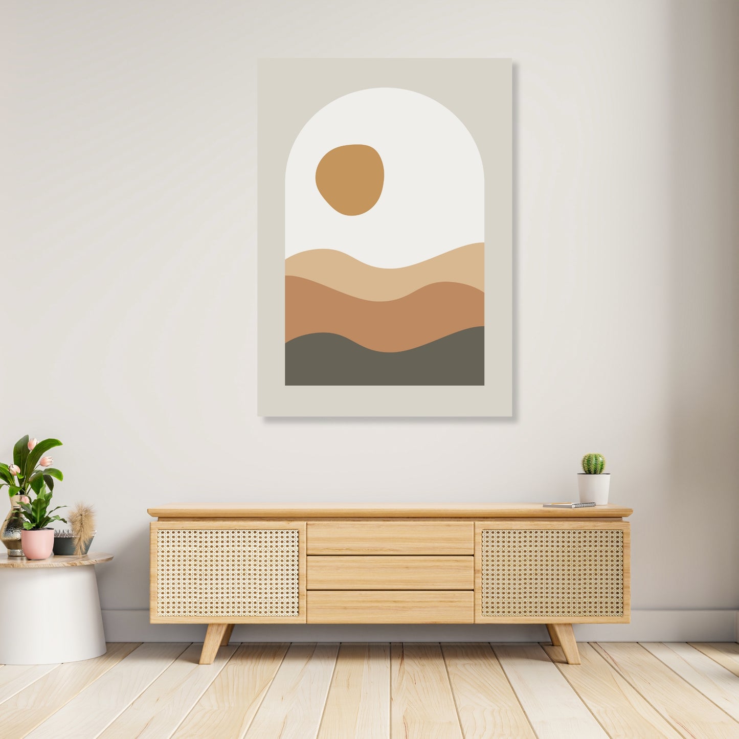 Serenity Boho Wall Art Canvas Print