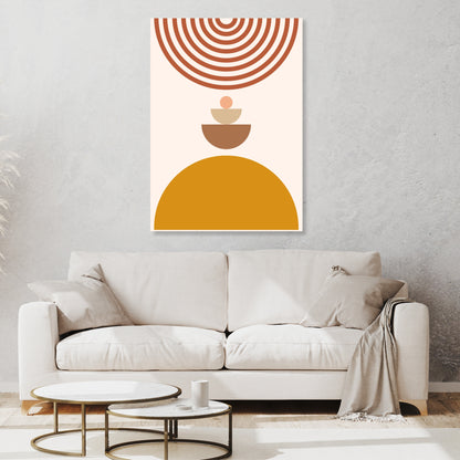 Soulful Balance Boho Wall Art Canvas Print