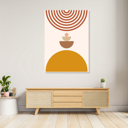 Soulful Balance Boho Wall Art Canvas Print