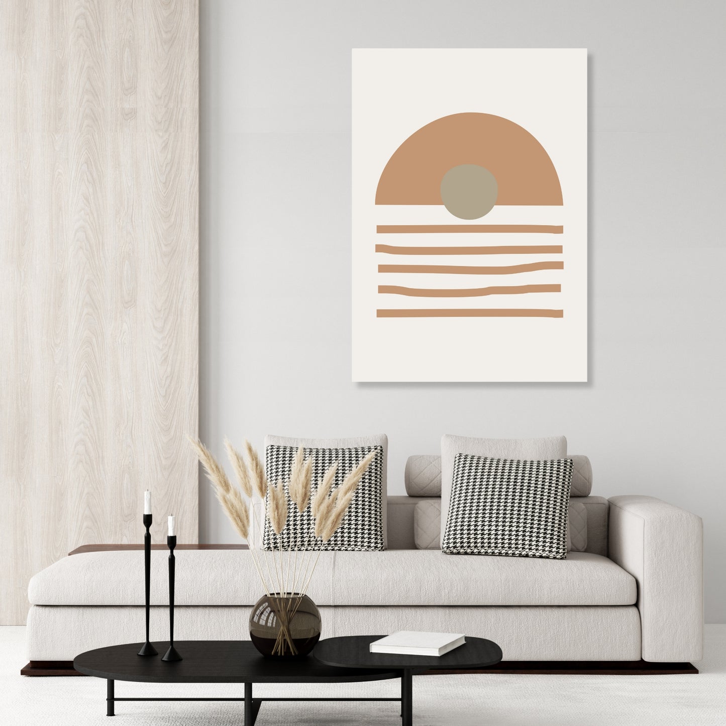 Sunset Boho Wall Art Canvas Print