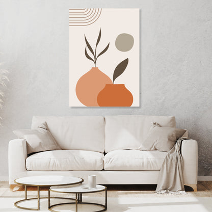 Tranquil Tropics Boho Wall Art Canvas Print