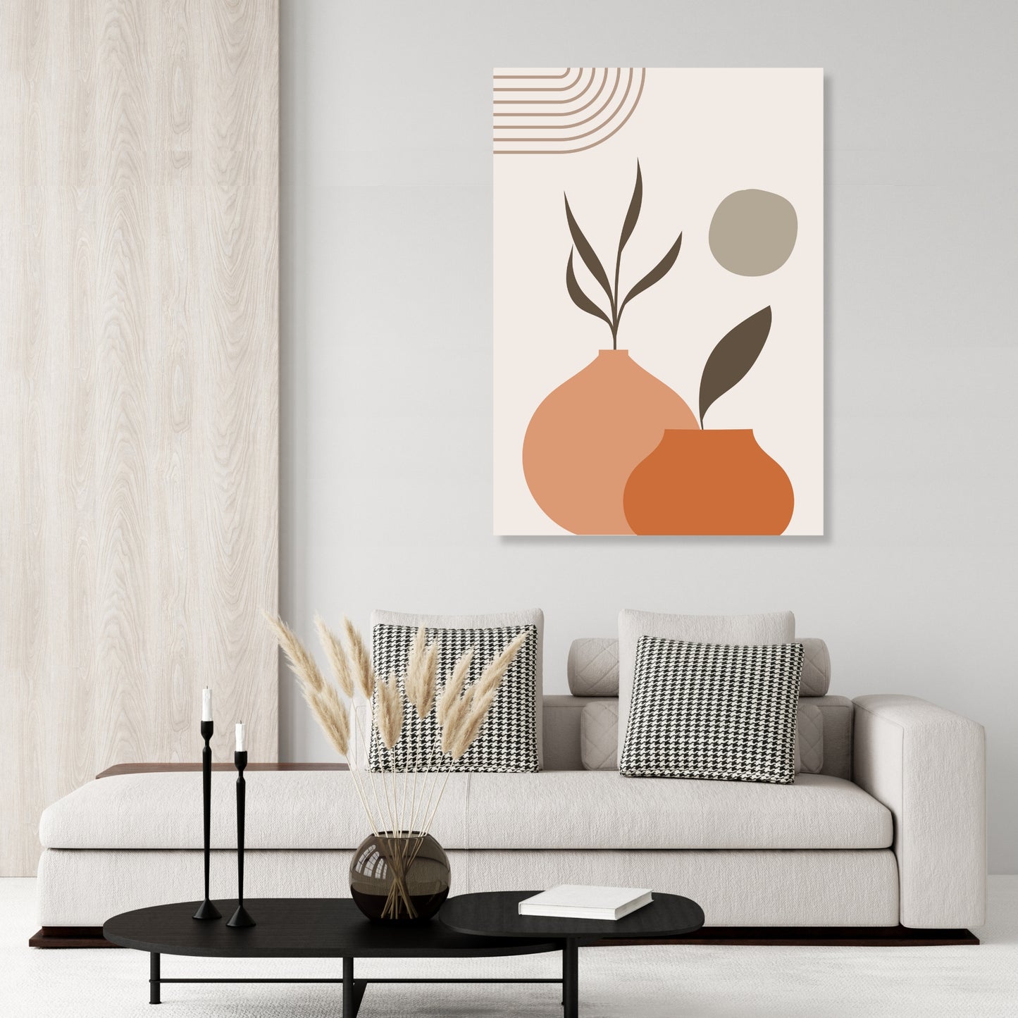 Tranquil Tropics Boho Wall Art Canvas Print