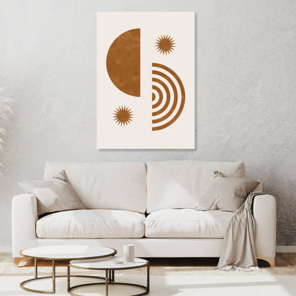 Tribal Spirit Boho Wall Art Canvas Print