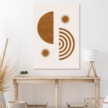 Tribal Spirit Boho Wall Art Canvas Print